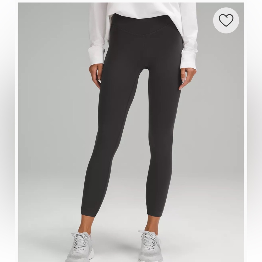 Lululemon wunder under smooth cover highrise tight 25” size 4 graphite gray